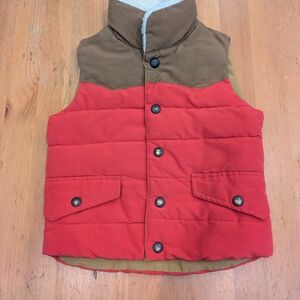 Zara Tan Vest with Cream Lining